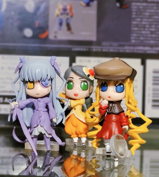 三个くだん原型的小粘土