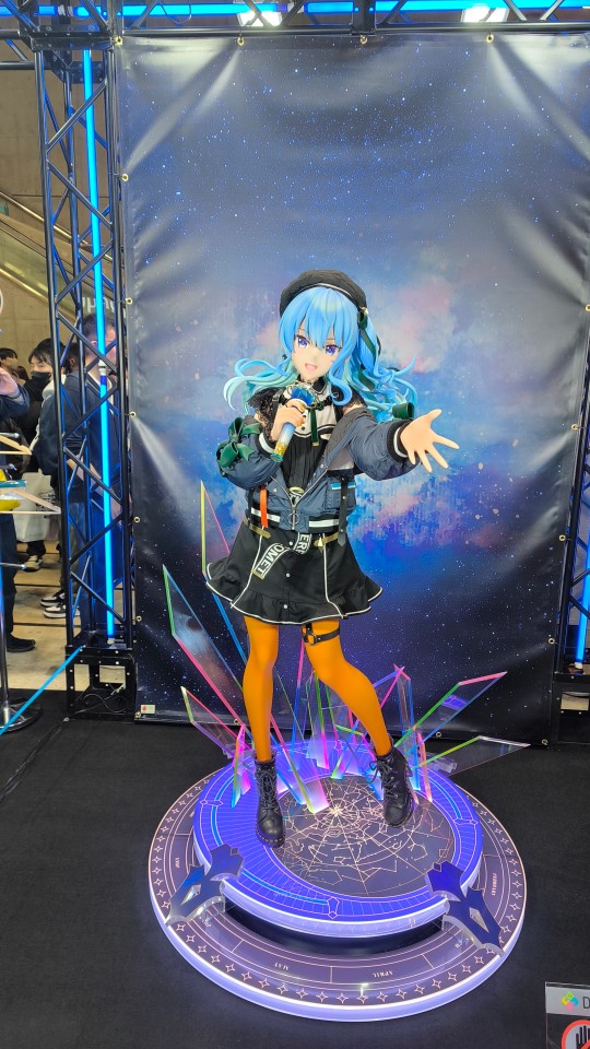 hololive expo现场展示星姐的1：1模型