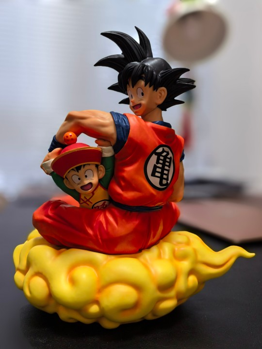 坐在筋斗云的父子抱～