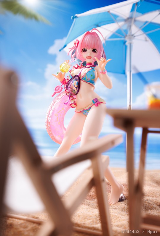 家人们谁懂啊，去海边度个假，椅子边钻出来个虾头男 | WAVE 偶像大师灰姑娘女孩 梦见璃亚梦 泳装商法ver.