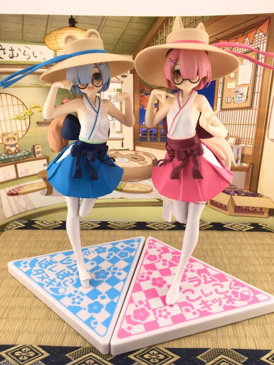 世嘉 Luminasta Re：从零开始的异世界生活 小狸猫雷姆&拉姆 大货实拍返图搬运