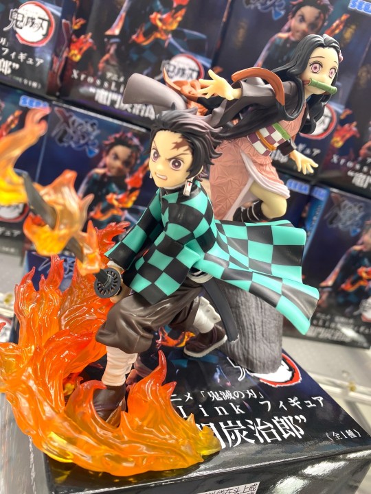 世嘉 Xross Link 鬼灭之刃 动画版 灶门炭治郎&祢豆子 大货实拍返图搬运