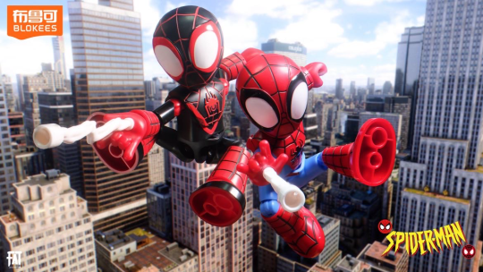 布鲁可积木人 蜘蛛侠神奇伙伴第1弹
