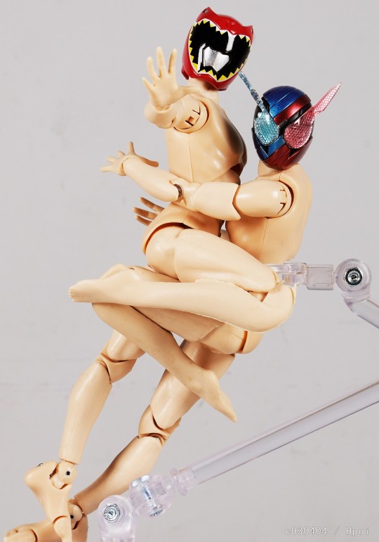 SHF 真骨雕 兽电战队强龙者 强龙红