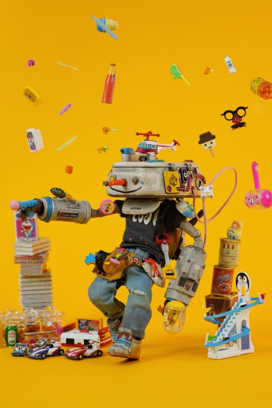 跳跃雪男玩具版