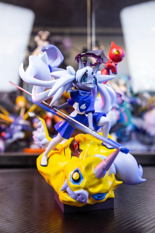 虽然冷门但是造型超级带感！共鸣GONG Sevnzel #424D99 系列手办