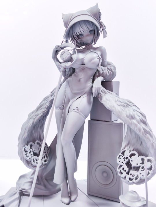 良笑塑美 碧蓝航线 柴郡 音乐绚烂CaitSith BW返图