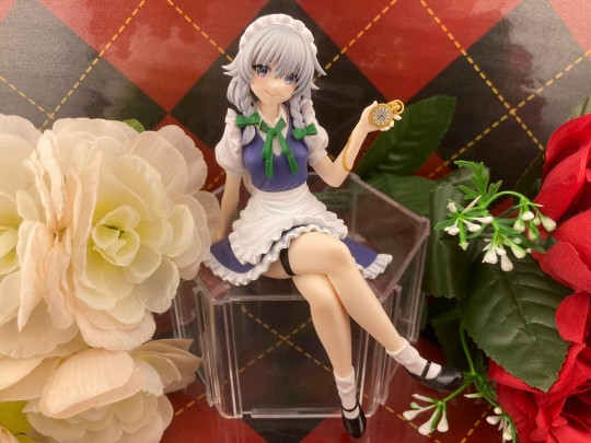 FuRyu 东方Project 十六夜咲夜 泡面压景品手办 大货实拍返图搬运