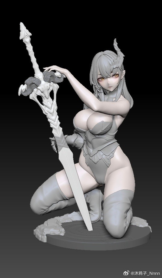 Shiny系列 猎魔人 原型师： 沐鸦子_Nnnn 3D建模发布