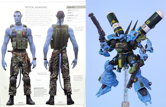 【高达改造】我把京宝梵做成了阿凡达的样子 ヾ(≧▽≦*)o