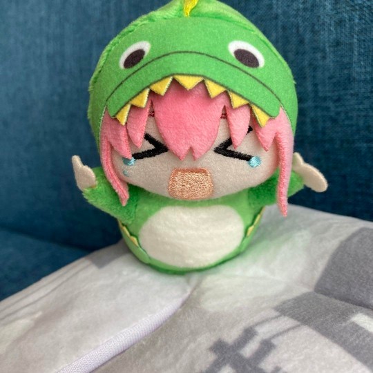 转载波奇酱毛绒纸巾盒实物图