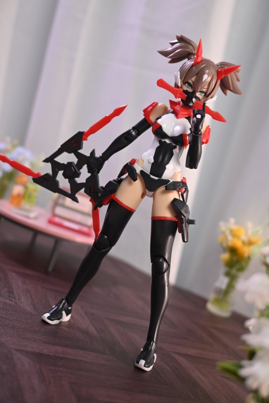 寿屋机娘 女神装置5.3 朱罗忍者 枢 可动 拼装模型 开箱评测