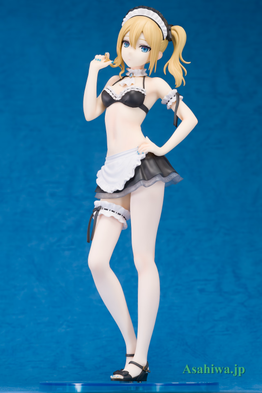 【白】早坂爱 女仆泳装