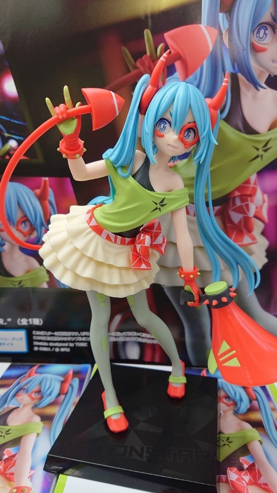 世嘉 初音未来 歌姬计划X FIGURIZMα 初音未来-DE:MONSTAR T.R. 大货实拍返图搬运