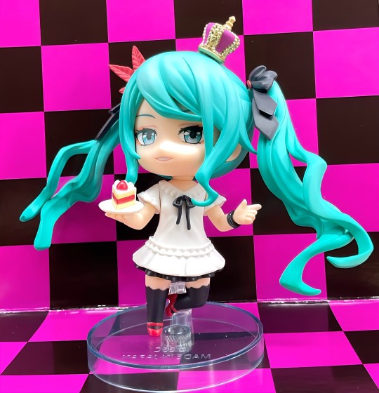 粘土人#2430 初音未来 世界第①公主殿下 2024 大货实拍返图搬运