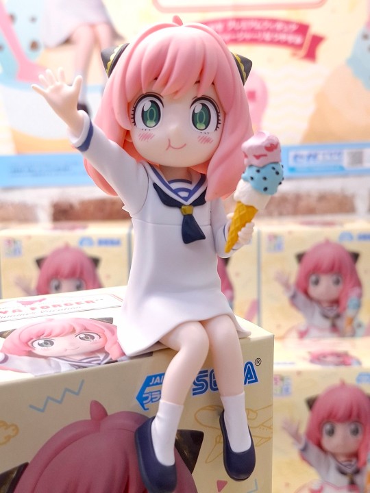 世嘉 小坐系列 间谍过家家 阿尼亚·福杰（过暑假）大货实拍返图搬运