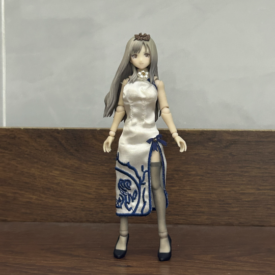 收了个头配hobby base素体加御模道旗袍