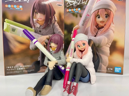 眼镜厂 摇曳露营 第三季 握笔之友！各务原抚子&土岐绫乃 大货实拍返图搬运