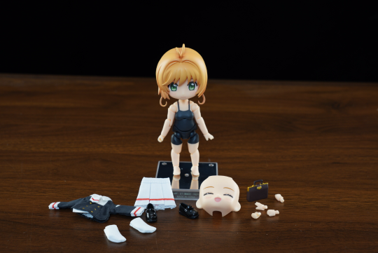 粘土娃 魔卡少女樱 透明牌篇  木之本樱 友枝中学校服拆箱记录