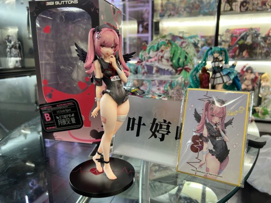 叶婷峰少手办收藏之412-月夜月爱wf限定（签名的画师小姐姐真的很好看！）