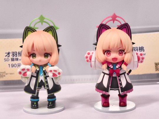 蔚蓝档案 小桃&小绿 SD猫咪ver GK作品 WF上海返图