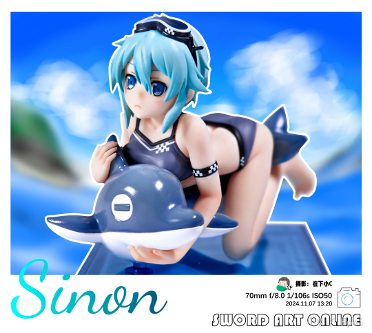 Chara-ani 朝田诗乃 GGO泳装