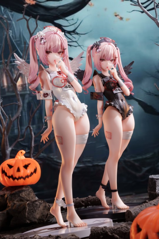 拍拍bibi纽扣的月夜见爱黑白