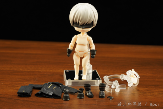 ：粘土娃 尼尔：自动人形 动画版 9S（寄叶九号S型）拆箱记录