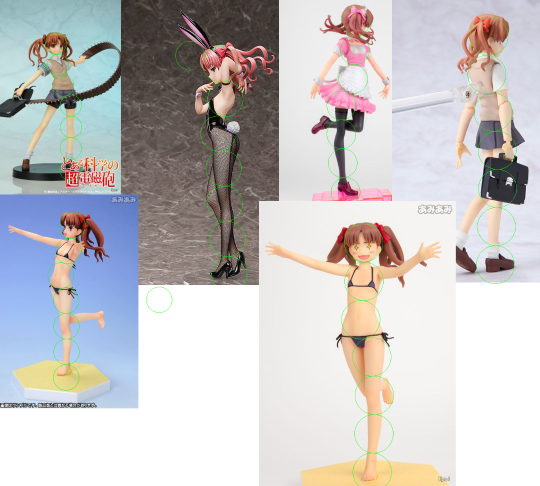 白井黑子头身比例考证