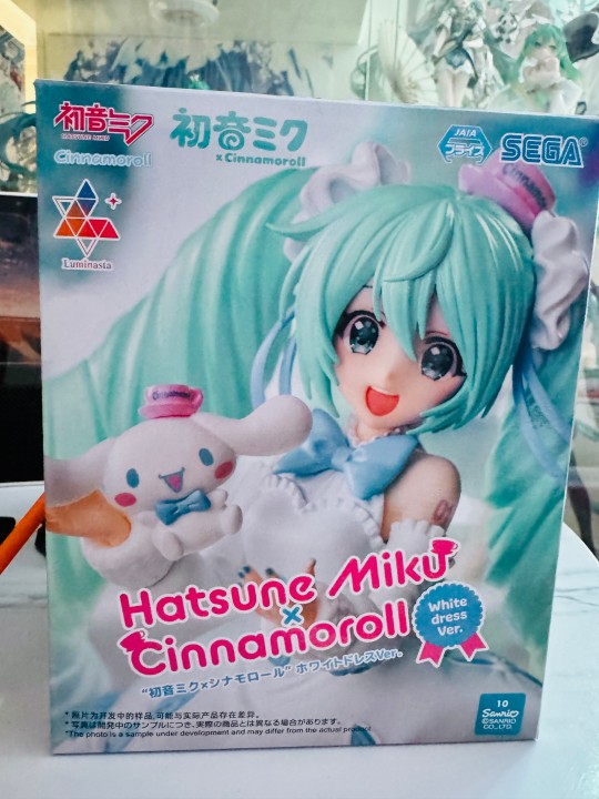 初音未来系列 Luminasta 初音未来联名大耳狗 白色连衣裙