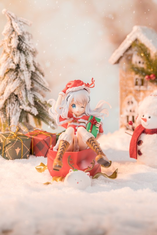 圣诞节拍点雪地景