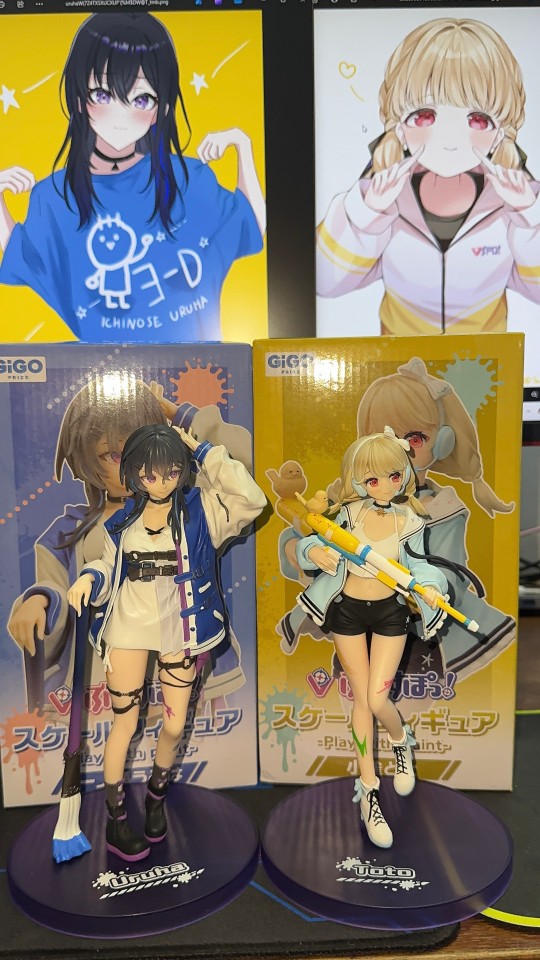 vspo play with paint —  一之濑丽、小雀都都