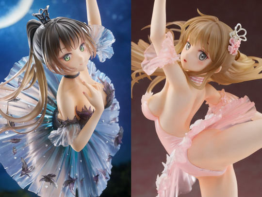 两只天鹅双摆效果～