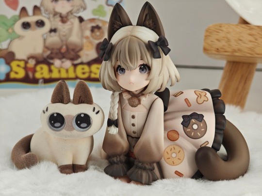 【展品】核糖 茶会猫系列 暹罗猫 小豆泥 返图搬运