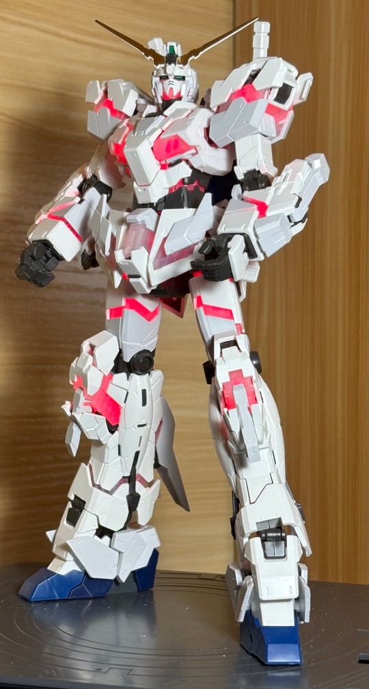 RG 1/144  高达基地专属商品 RX-0 独角兽高达（毁灭模式）TWC版（发光固态塑像）