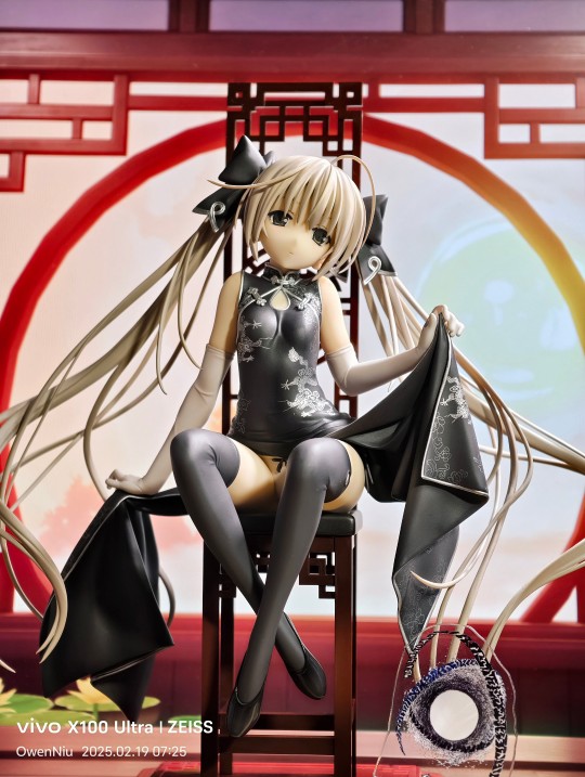 【萝莉推荐】春日野穹 黑色旗袍