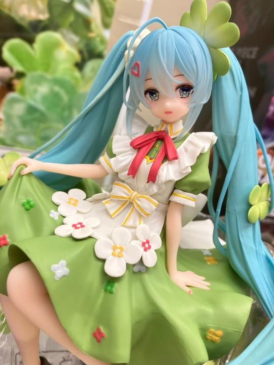 【大货】FuRyu 初音未来 压泡面人偶 花仙子系列—幸运草仙子— 返图搬运