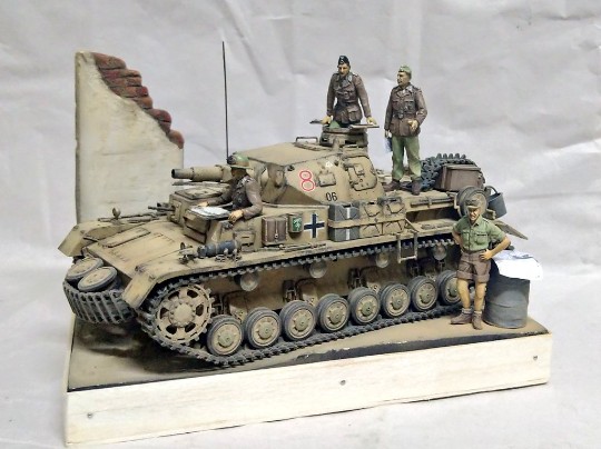 田宫 35096 四号D型 非洲军团涂装