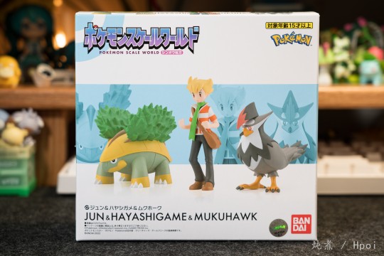 【开箱】宝可梦比例世界 神奥地区 阿驯 与 树林龟 与 姆克鹰