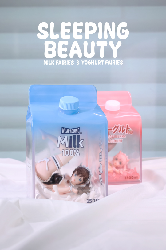 当我打开冰箱发现…奶盒里有少女！