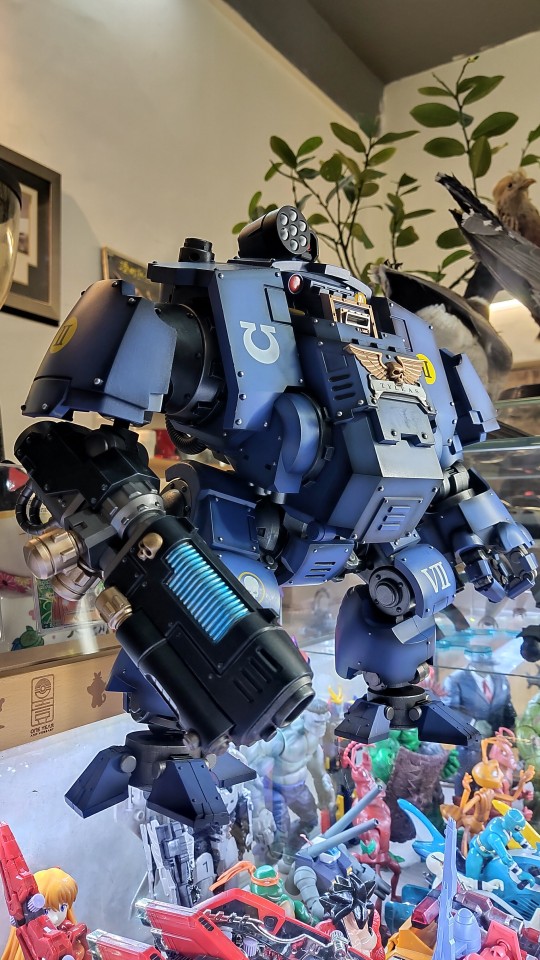 开盒 JOYTOY 暗源 战锤40k 赎罪者 无畏机甲