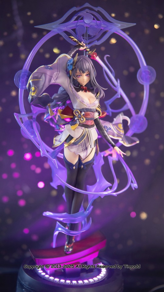 原神 雷电将军 雷鸣寂灭1/7全GK涂装完成品之二