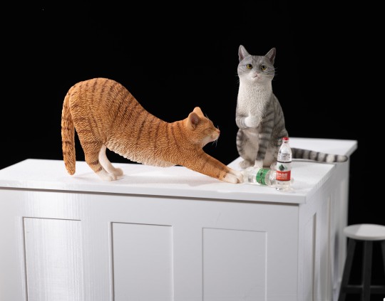 [JXK Studio] 伸びをする猫 & いいね猫 | 伸懒腰的猫 & 点赞猫