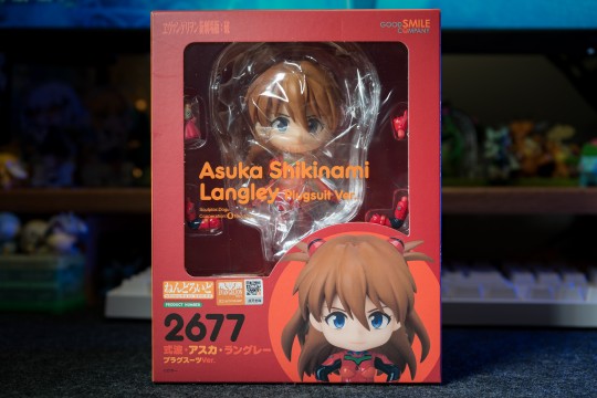 【开箱】粘土人#2677 式波·明日香·兰格雷 战斗服