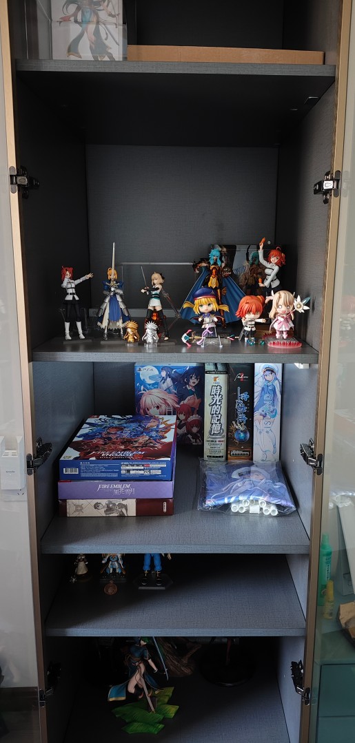 新柜子搞定，慢慢搬东西填了