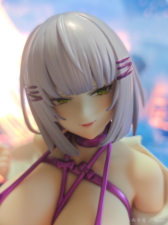 银发少女实物来了，浅浅码一下