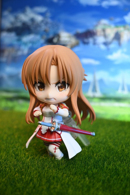 GSC 良笑社 刀剑神域 亚丝娜2.0 Q版粘土人1669 可动手办