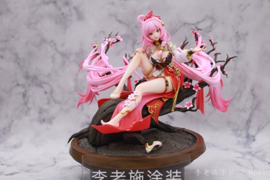 崩坏3 爱莉希雅 春好桃夭gk手办涂装代工