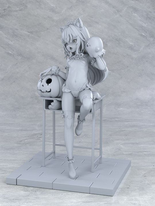 画师饭盒发了新的灰模图