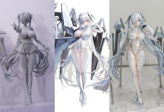 NIKKE灰姑娘可动对比